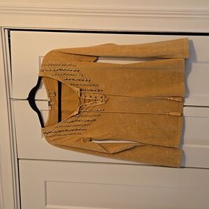 GIMMICKS BY BKE studded long sleeve top